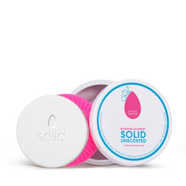 beautyblender BLENDERCLEANSER Solid Unscented  Makeup Cleaner for Brushes  Sponges Professional Cleansing Tool Makeup Sponge Cleaner Vegan  Cruelty Free Made in the USA