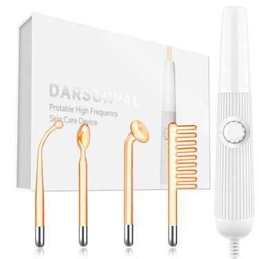 DARSONVAL High Frequency Facial Device High Frequency Facial Wand MicroCare Skin Care