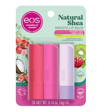 eos Natural Shea Lip Balm Honey Apple Coconut Milk  Raspberry Kiwi Splash AllDay Moisture Lip Care Products 014 oz 3Pack