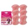 Spongeables PediScrub Foot Buffer Exfoliating Sponge with Heel Buffer and Pedicure Oil 5 Washes Lavender Scent Pink 6 Count
