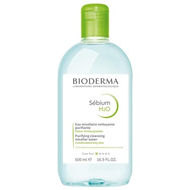Bioderma Sebium H2O Cleansing Solution for Unisex  167 oz Cleanser