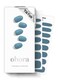ohora Semi Cured Gel Nail Strips N Waterbomb  Blue Glitter Works with Any UVLED Nail Lamps SalonQuality Long Lasting Easy to Apply  Remove  Includes 2 Prep Pads Nail File  Wooden Stick
