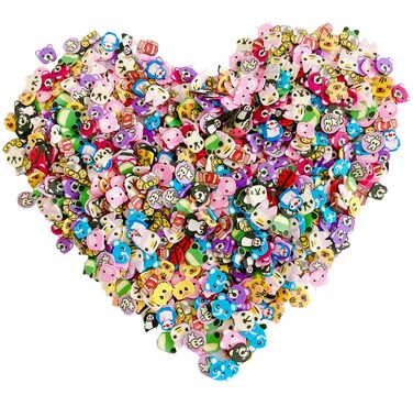 EHOPE 3000 PCS 3D Polymer Slices DIY Nail Art Slime Supplies Charms Slime Making Kit Decoration Arts CraftsAnimal Slices