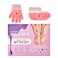 KmaxShip 10Minute Paraffin Hand  Foot Treatments Self Contained Paraffin Wax Gloves and Booties Set for Intensive Hydration At Home Rose