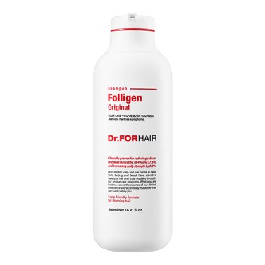 DrFORHAIR Folligen Original Biotin Shampoo 169oz for Hair Regrowth Hair Loss Thinning Hair Relief Increase Volume Strength Thickening Treatment Root Enhancer No Paraben Silicone Sulfates