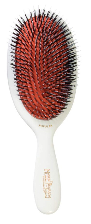 Mason Pearson BN1 Bristle and Nylon Popular Hair Brush  Ivory