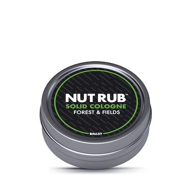 Ballsy Nut Rub Cologne for Everywhere with Beeswax Coconut and Sunflower Seed Oil Forest and Fields 85 oz