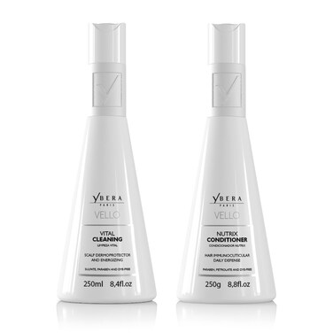 YBERA PARIS Vello Home Care  Biomimetic Hair Fertilization Therapy  Combats Hair Loss  Restores Vitality  Ideal for Men and Women with Capillary Atrophy  Set of 2