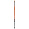 KINGART 64502 TAKLON Chisel Blender Paint Brush 2 Black Silver Orange