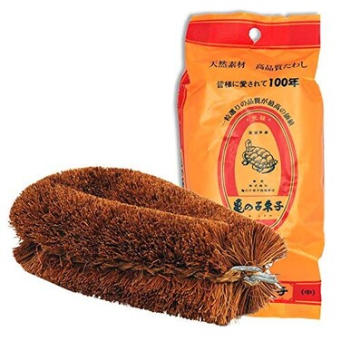 Kamenoko Japanese Tawashi Vegetable Scrub Brush Medium
