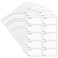 Nestcode Freezer Labels Pack of 100 Easy to Peel Food Label Stickers for Food Storage Boxes Jars Waterproof Leaves No Sticky Residue After Use 36cm