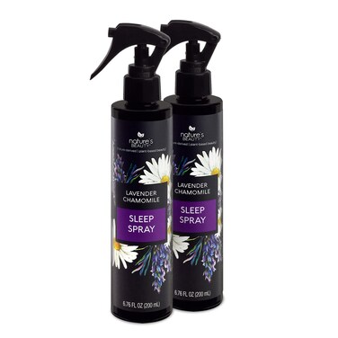 Natures Beauty Lavender Chamomile Sleep Spray MultiPack  Sleep Well  Relax with Premium Grade Room  Pillow Spray Made wCoconut Jojoba  Moringa Seed Oils 676 fl oz 2 Pack