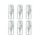 MKLZ 6 Pcs Empty Foam Pump Bottle 1oz30ml Travel Size Plastic Pump Bottle Soap Bottle Portable Small Hand Sanitizer Dispenser Bottles Refillable Clear Instant Foaming Bottles for Hand Lotion Shampoo
