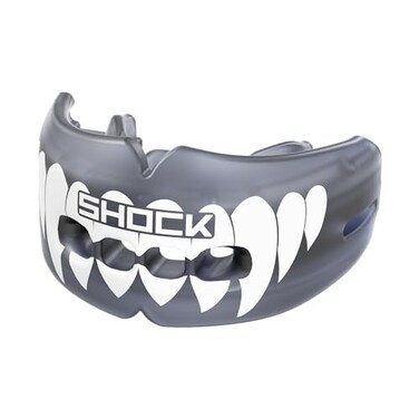 Shock Doctor Double Braces Mouth Guard Upper and Lower Teeth Protection Mouthguard No BoilInstant Fit For Youth Teenager Kids and Adults Mouth Piece OSFA