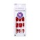 KISS imPRESS No Glue Mani PressOn Nails Mini Endlessly Medium Red Short Size Squoval Shape Includes 30 Nails Prep Pad Instructions Sheet 1 Manicure Stick 1 Mini File