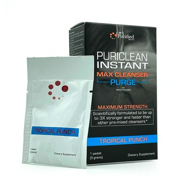 Wellgenix Puriclean Instant Purge wPrivacy Packaging 16oz SizeVersion of Max Cleanser Maximum Strength 3X Stronger  Faster Than Other premixed Quick Flush LiquidTaste of JuicePunch