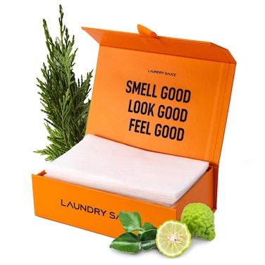 LAUNDRY SAUCE  Laundry Dryer Sheets Italian Bergamot Luxury Fragrance Contains Essential Oils Softens Fabric Removes Static Cling EcoFriendly Packaging Travel Friendly 69 Count