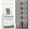 COZYRA Activated Charcoal Odor Absorber 10 x 35oz with Hooks Natural Fresh Bamboo Air Purifying Bags Odor Eliminators for Closets Cars Pets and Shoes