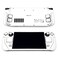 POP SKIN Steam Deck Skin White Edition Full Wrapping Vinyl Skin for Steam Deck Designed by