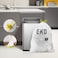 EKO EasyDispense Roll of 60 Count ExtraStrong Drawstring Kitchen Trash Bags  21 Gallon Garbage Bags 795L 60 pack Code G