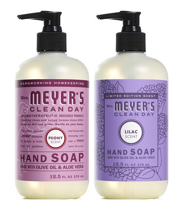 MRS MEYERS CLEAN DAY Limited Edition Hand Soap Bundle Lilac and Peony