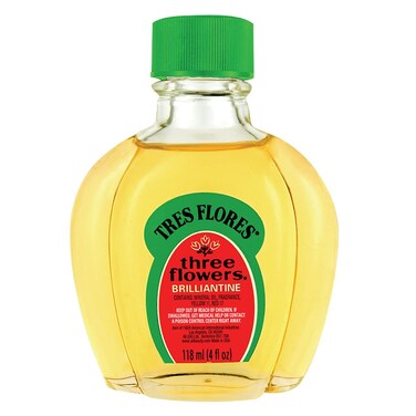 Three Flowers Clubman Tres Flores Brilliantine Liquid Hair Dressing 4 fl oz