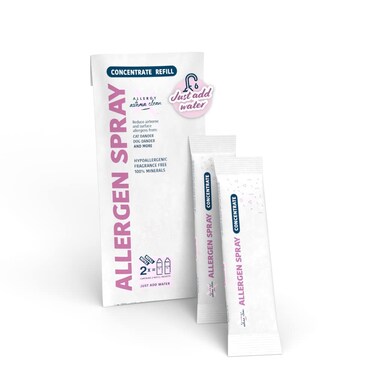 Allergy Asthma Clean  Allergen Spray Concentrate 2 Pack  Use Your Own Bottle  Over 64oz Total