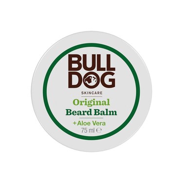 Bull Dog Original Beard Balm For Men Contains aloe vera camelina oil and green tea Fast Absorbing Reduces Itch Healthy Nourishing Conditioning Soft Beard Regular Use 75 ML Fathers Day Gift