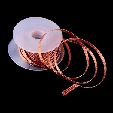 Jowxsx 3515Copper Soldering Wick Tin Solder Removal Braid Welding Wire For Electronic Engineers Desoldering Braid Soldering Tool Electronics Repair Tool Electronics Soldering Kit Desoldering Wicks