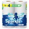 Sparkle TearASquare Paper Towels 2 Double Rolls  4 Regular Rolls 2 Count Pack of 1