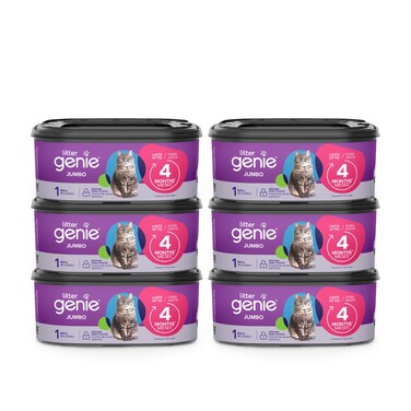 Litter Genie Jumbo Refill 28 Feet 6Pack