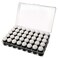 Sainio 40 Pcs Finger Sponge Daubers with Storage Box for Painting Chalk Ink Card Making Drawing