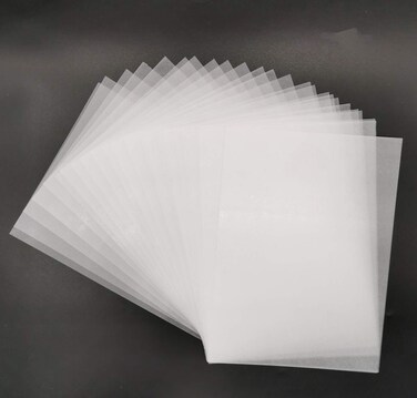 REMOPEST Shrink Plastic Sheets 20 X 145cm  25 Pieces  Shrink Dink Plastic Sheets Shrink Fun Paper Heat Shrink Film Sheets Blank Shrink Art Film Paper for DIY Ornaments Craft Jewelry Making