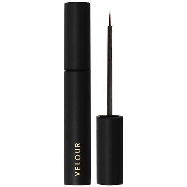 Velour Lashes Eyelash Glue  Strong Hold Black Dries Like Eyeliner Brush On Applicator Best hypoallergenic adhesive for strip eyelash extension false eyelashes mink