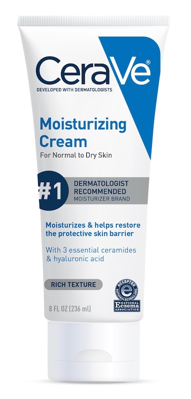 CeraVe Moisturizing Cream For Normal to Dry Skin Daily Face Body Moisturizer 57g Travel Size