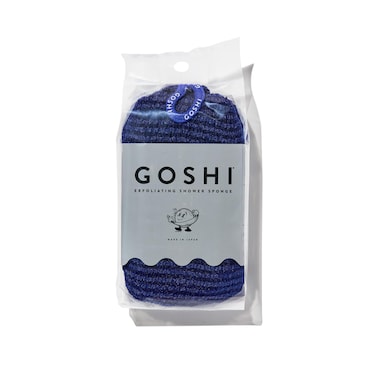 GOSHI Exfoliating Shower Sponge Grey