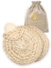Natural Handwoven  Sisal Loofah Made from Premium Agave Fibers 2 Pack  Turkish Style Shower Loofahs Sponge with Soap Pocket  Exfoliating Body Scrubber  Organic Luffa  Vegan Bath Accessorie
