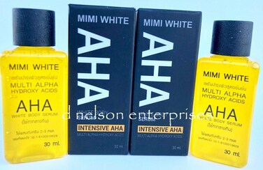 Mimi White AHA Body Serum 2 Bottles x 30ml