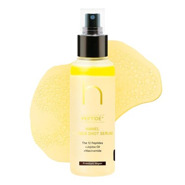 HAMEL Vegan Double Shot 12GF Core Glow Mist Serum with Peptides Collagen and Jojoba Oil Glow Elasticity Spray Serum for Younger Looking Skin All in One Care 338 floz