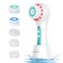 FreeBreath Facial Cleansing Brush IPX7 Waterproof Face Scrubber with 3 Speed Modes Face Brushes for Cleansing and Exfoliating with 5 Brush Heads 1000mAh USB Rechargeable Fresh Green