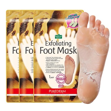 Purederm Exfoliating Foot Mask Papaya
