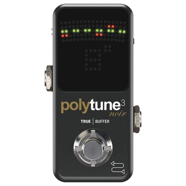 TC Electronic POLYTUNE 3 NOIR Tiny Polyphonic Tuner with Multiple Tuning Modes and BuiltIn BONAFIDE BUFFER