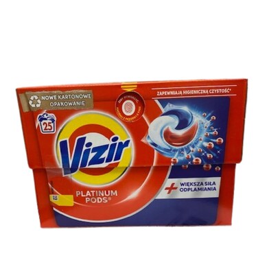 Vizir Laundry Platinum Pods Whites 25 Washes