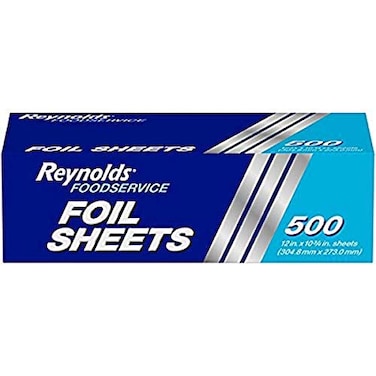 Reynolds Wrappers PreCut Aluminum Foil Sheets 12x1075 Inches 500 Sheets