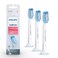 Sonicare Philips Genuine Sensitive Replacement Toothbrush Heads for Sensitive Teeth 3 Brush Heads White HX605364
