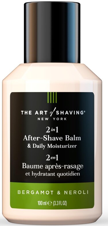 The Art of Shaving Bergamot  Neroli 2 in 1 AfterShave Balm  Daily Moisturizer for Men  Provides 8 hours of Restorative Hydration  Clinically Tested for Sensitive Skin  33 oz
