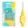 TePe Interdental Brush Extra Soft Yellow 07mmISO 4 8pcs efficient Cleaning Between Teeth Plaque Remover Dental flosser for Small Gaps