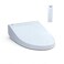 TOTO SW308401 WASHLET C5 Electronic Bidet Toilet Seat with PREMIST and EWATER Wand Cleaning Elongated Cotton White