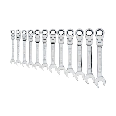 DEWALT Ratcheting Wrench Set MM Flexible 12Piece 12PC One Size
