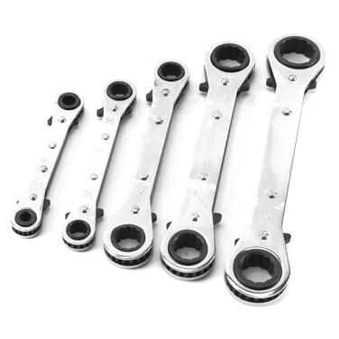 Performance Tool W709 5Piece SAE Ratcheting Wrench Set